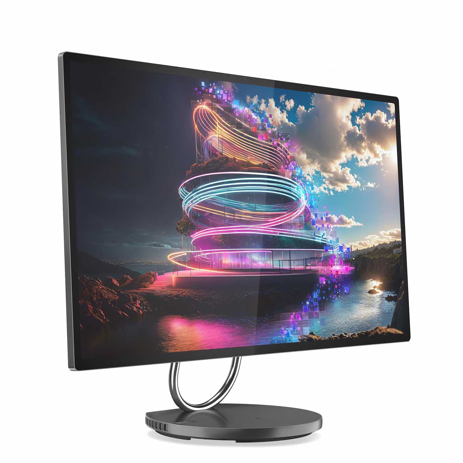 All-in-one desktop Lenovo Yoga AIO 32ILL10 Ultra 7-258V 31 UHD RTX4050- W11H Storm F0HX001FRU — 2