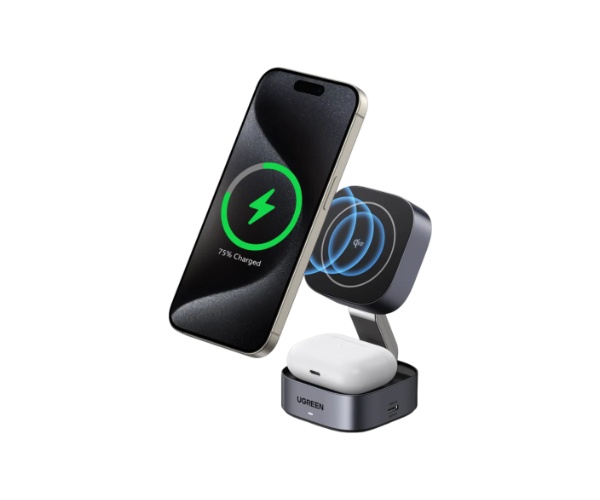 UGREEN2-in-1 Magnetic Wireless Charger 35316 — 2