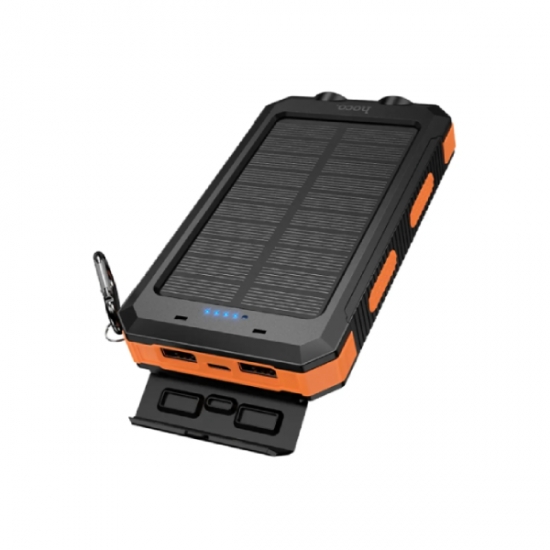 Hoco J164 Platinum Solar Dual lighting 8000mAh Power Bank — 3