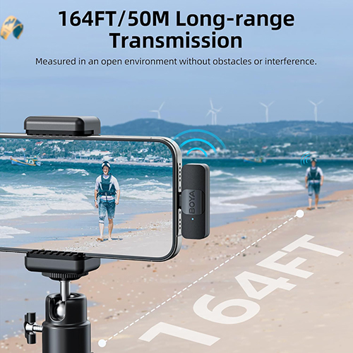 BOYA BY-V Wireless Lavalier Microphone for Android — 4