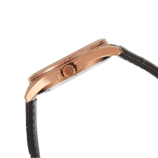 Casio Men Leather Face 3 Hand+Calendar MTP-1384L-1A2VDF — 3