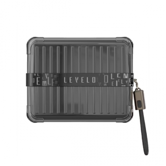 Levelo Aerion Portable 10000mAh Power Bank With Cabin Design LVL-AERION-10K-BK