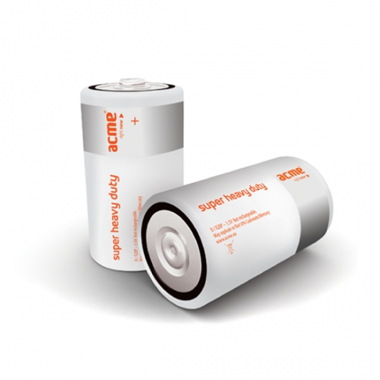 Acme Battery Alkaline Super Heavy Duty R20P D 009589 — 2