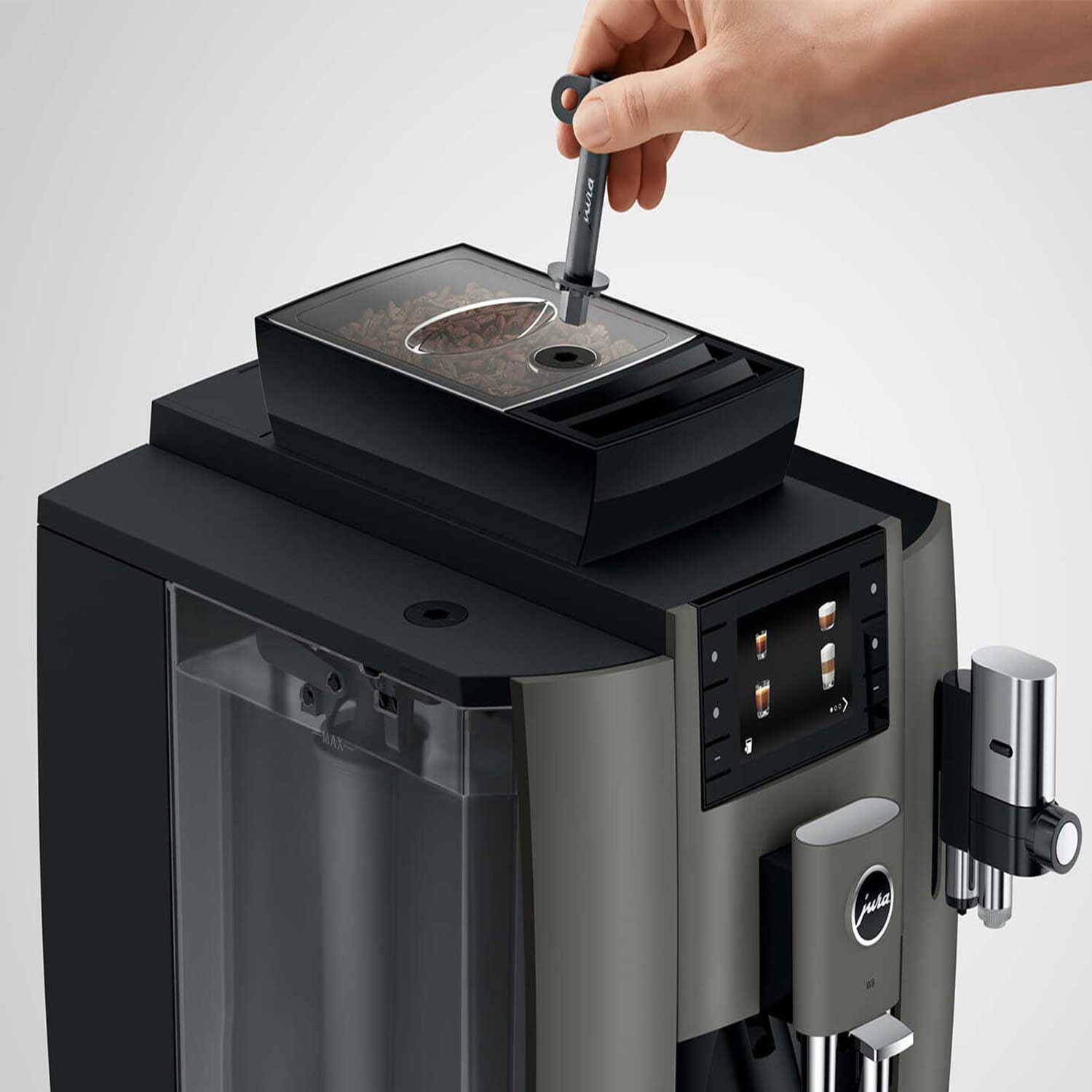 Automatic coffee machine JURA W8 DARK INOX EA 15550 — 8