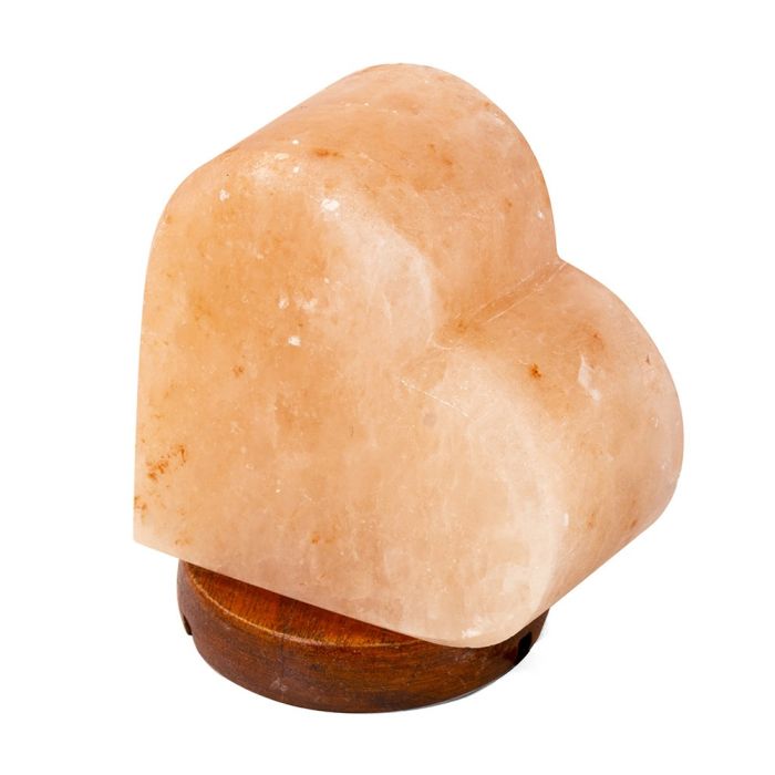 Barry Salt lamp Heart with USB — 2