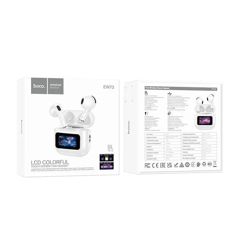 EW73 Wireless Earbuds with Touch Display — 2