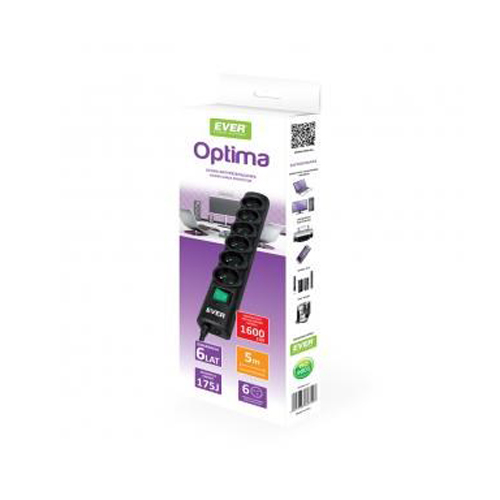 Ever Optima 5m 6 AC outlet s 250 V — 2