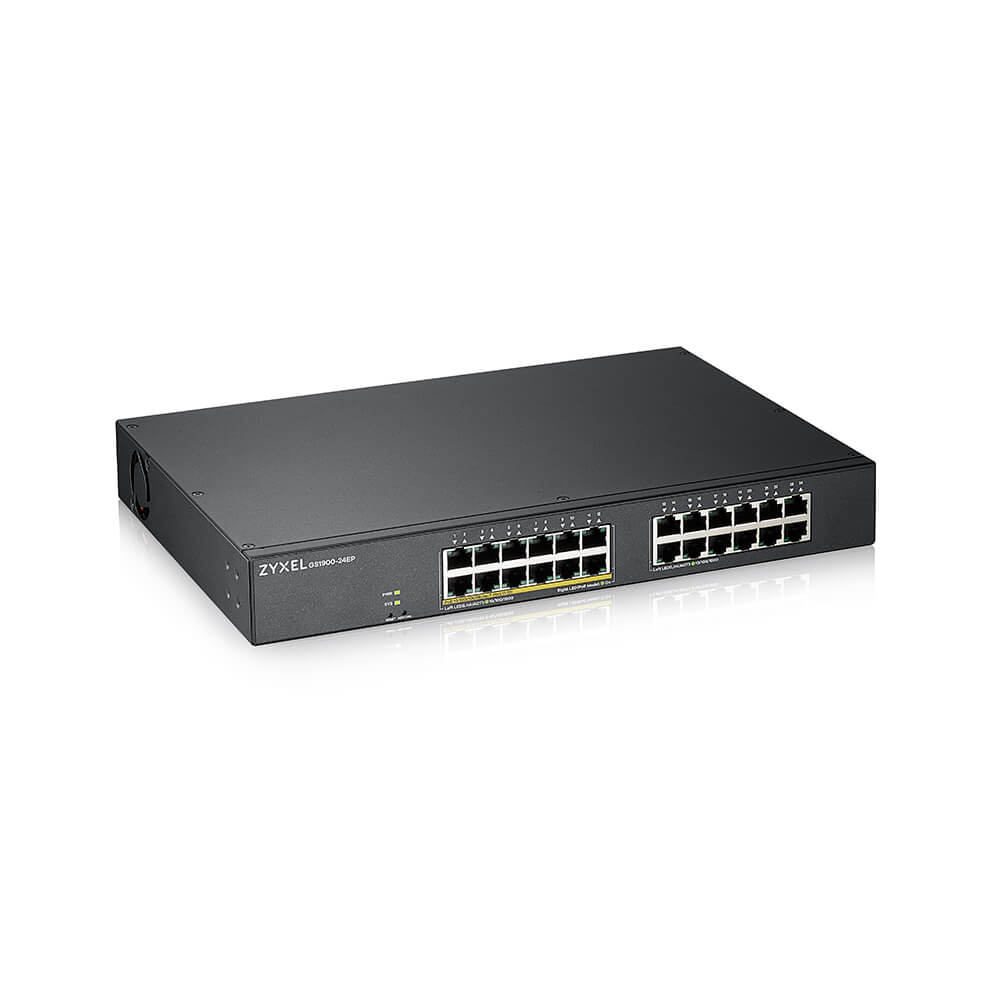 Zyxel GS1900-24EP 24-port GbE Smart Managed Switch — 2