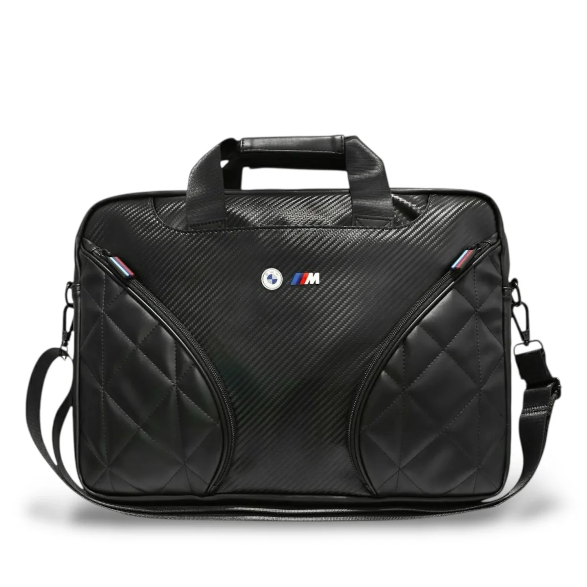 BMW PU Leather M Collection 15 Computer Bag with Metal Logo