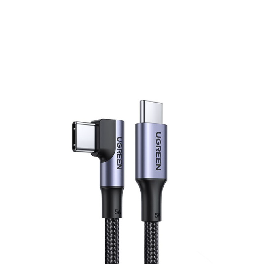 Кабель UGREEN USB-C на USB-C угловой 70643 — 3