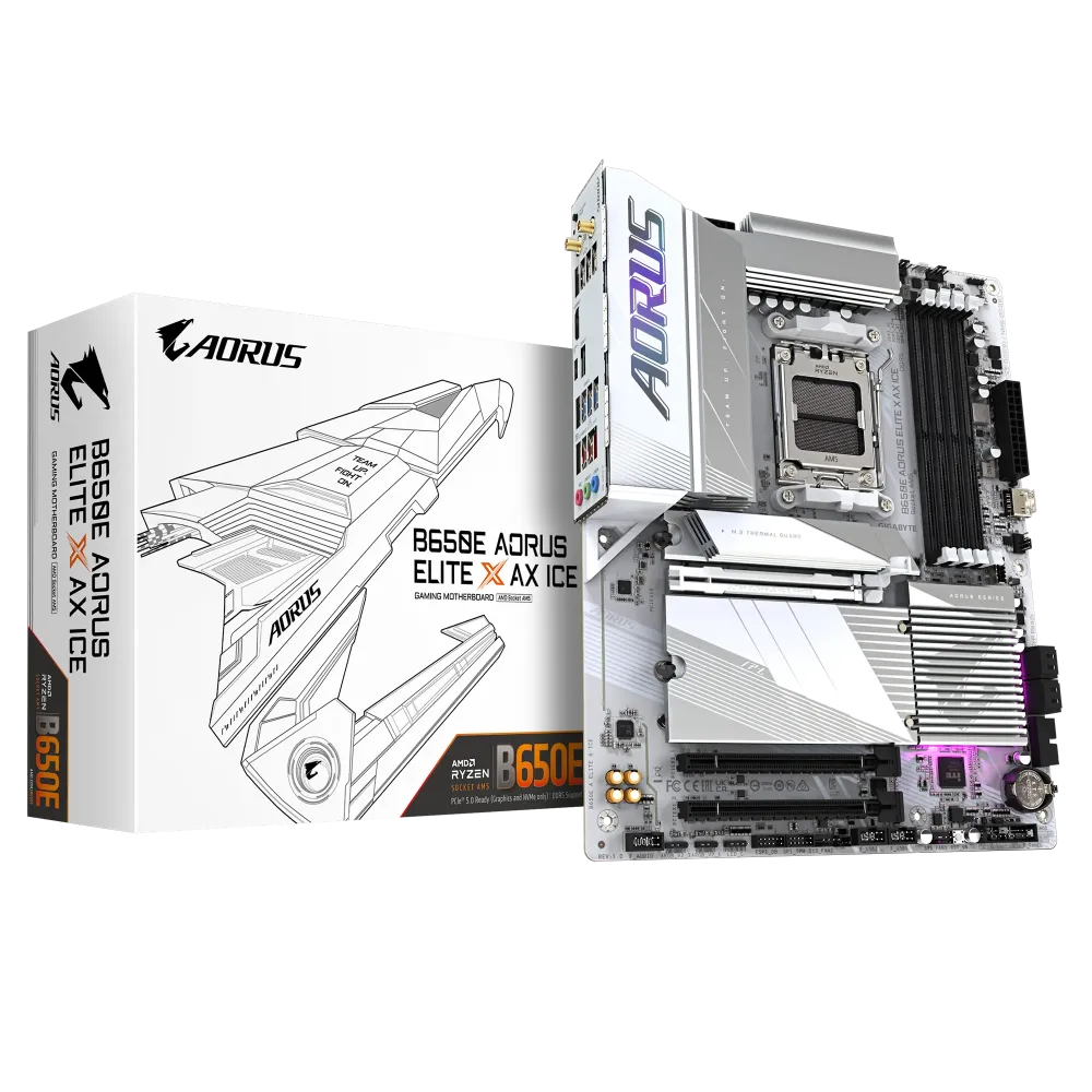 Gigabyte B650E AORUS ELITE X AX ICE — 4