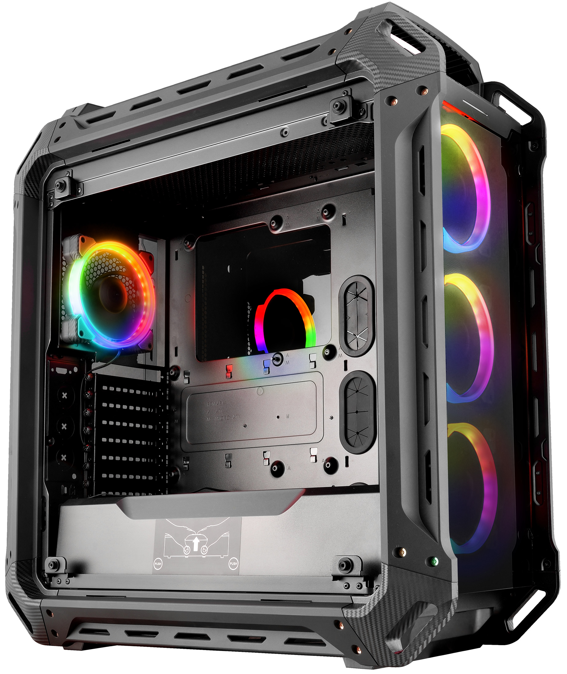 Cougar Panzer EVO RGB ARGB BIG Midi Tower w o PSU E-ATX — 2