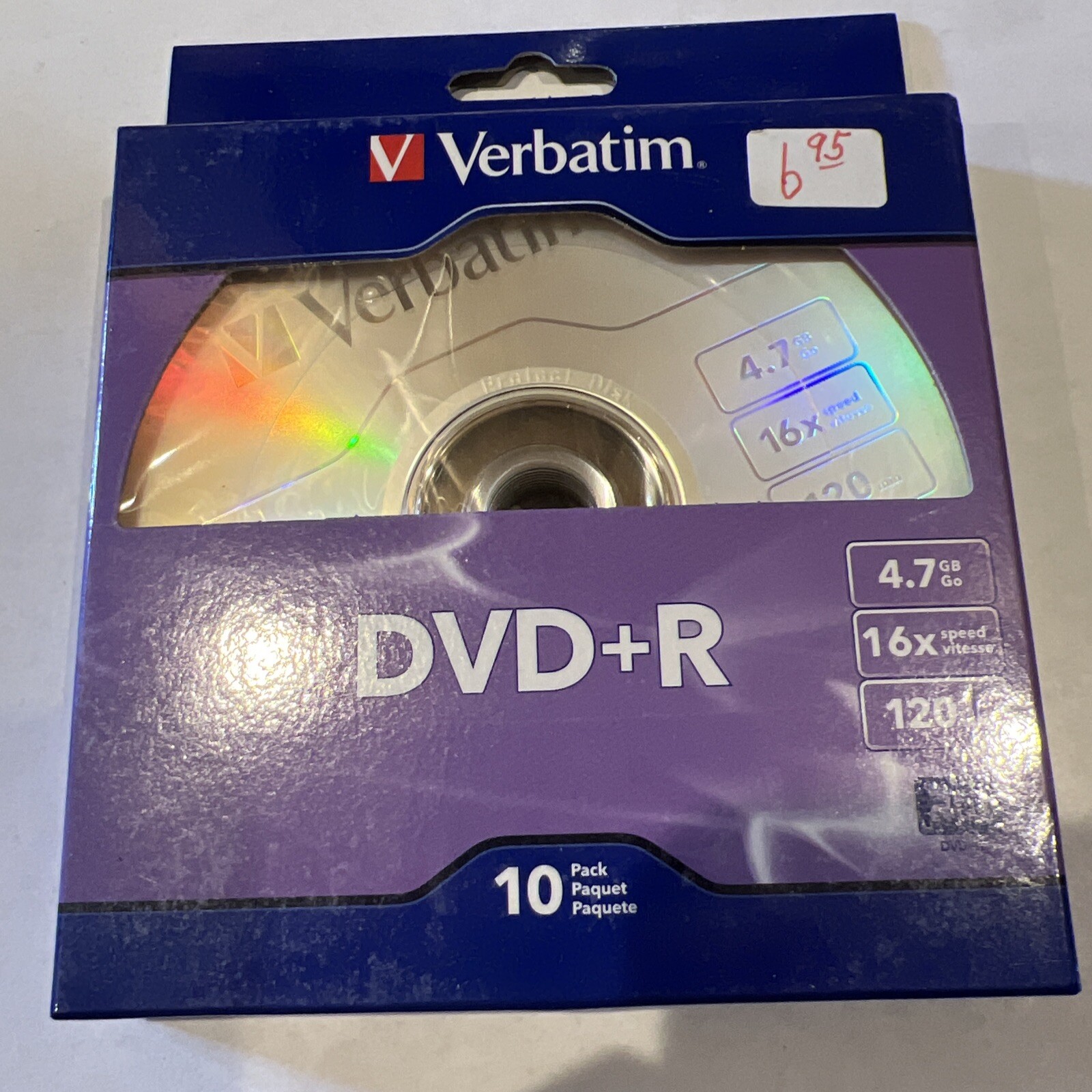 Blank DVD Verbatim 1x 8x 16x