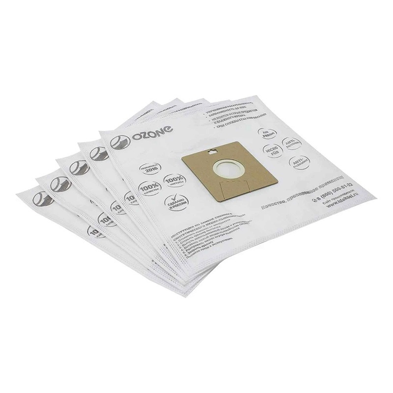 Vacuum cleaner dust bag OZONE M-03 X5 — 2