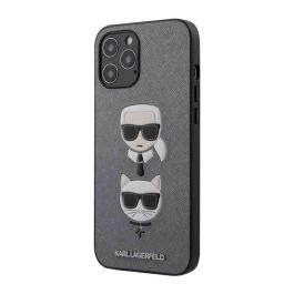Case iPhone 13 pro Karl Lagerfeld Leather Head Metal — 2