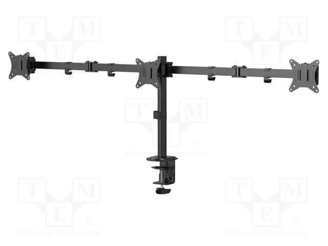 Gembird MA-D3-01 3-Monitor VESA Arm stand for 3 monitors — 3