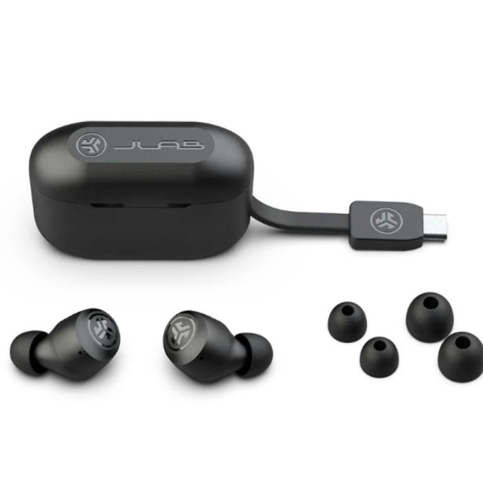 JLab Go Pop+ True Wireless Earbuds IEUEBGAIRPOPRBLK124 — 3
