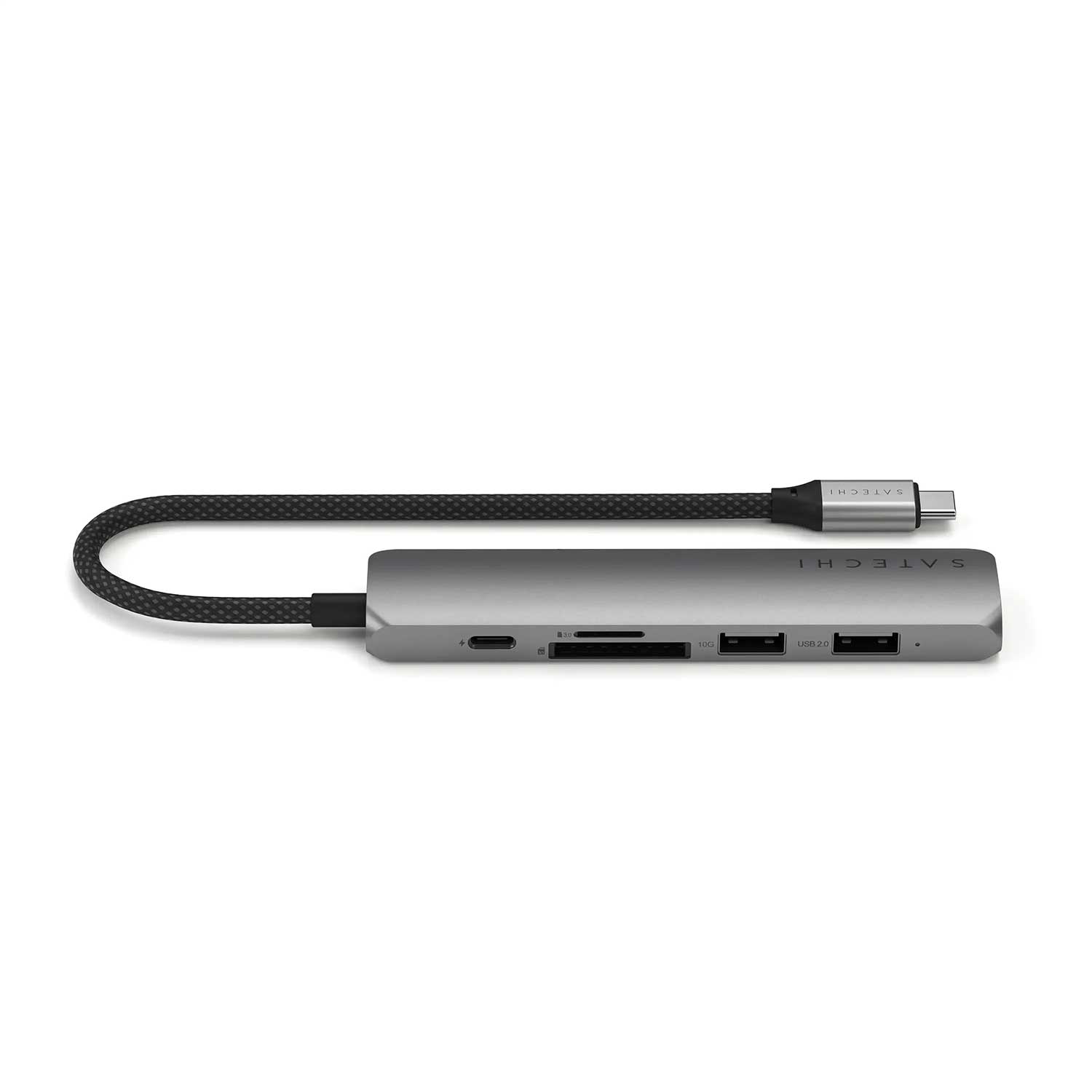 USB hub SATECHI 6-in-1 USB-C Slim Multiport Adapter ST-P6SM — 3