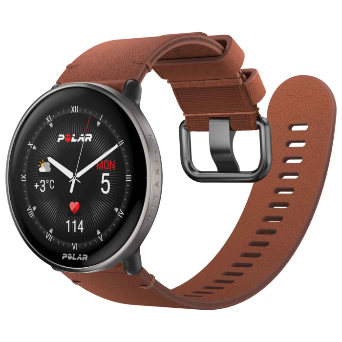 Polar ignite 3 ti lthr brnz m l — 7