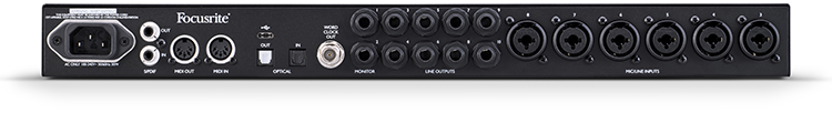 Focurite Clarett+ 8Pre sound card — 2