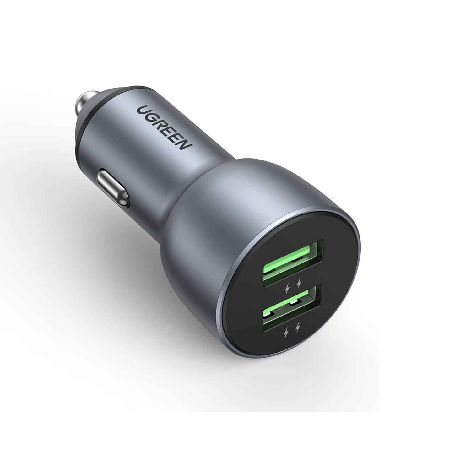 Car adapter UGREEN Charger 2 x USB-A Fast Charging BL 10144 36W — 2