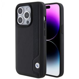 Case iPhone 15 pro BMW Leather Sign Dots — 2