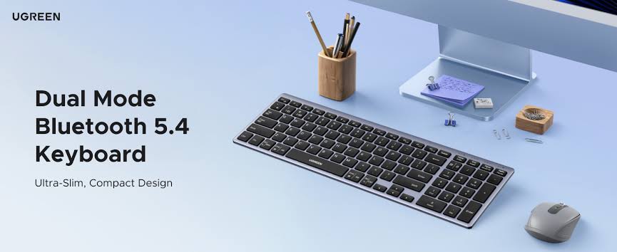 UGreen K552 Multi Mode Rechargeable Wireless & Bluetooth Keyboard 75163 — 6