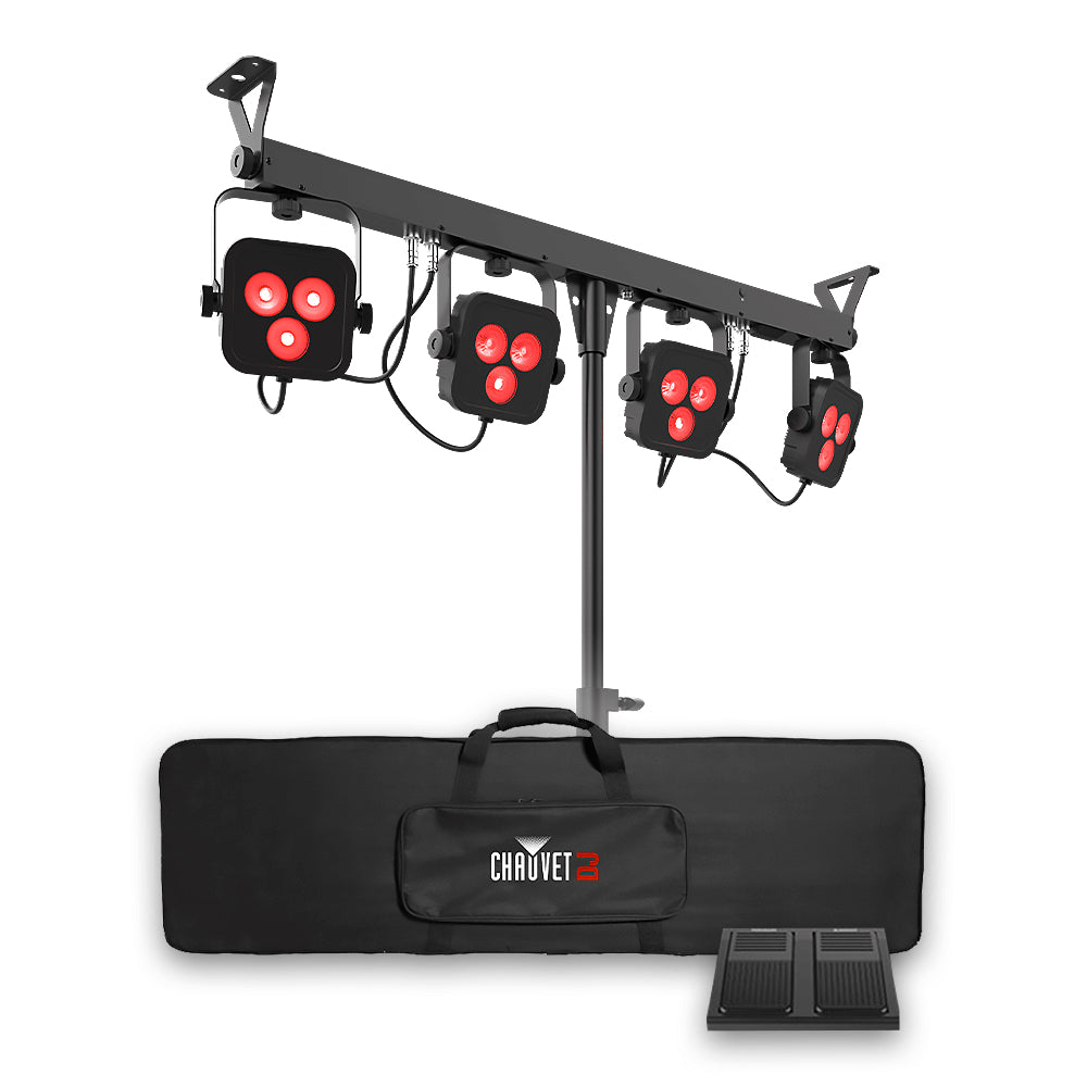 Chauvet 4BAR LT BT Par LED System with Stand — 2