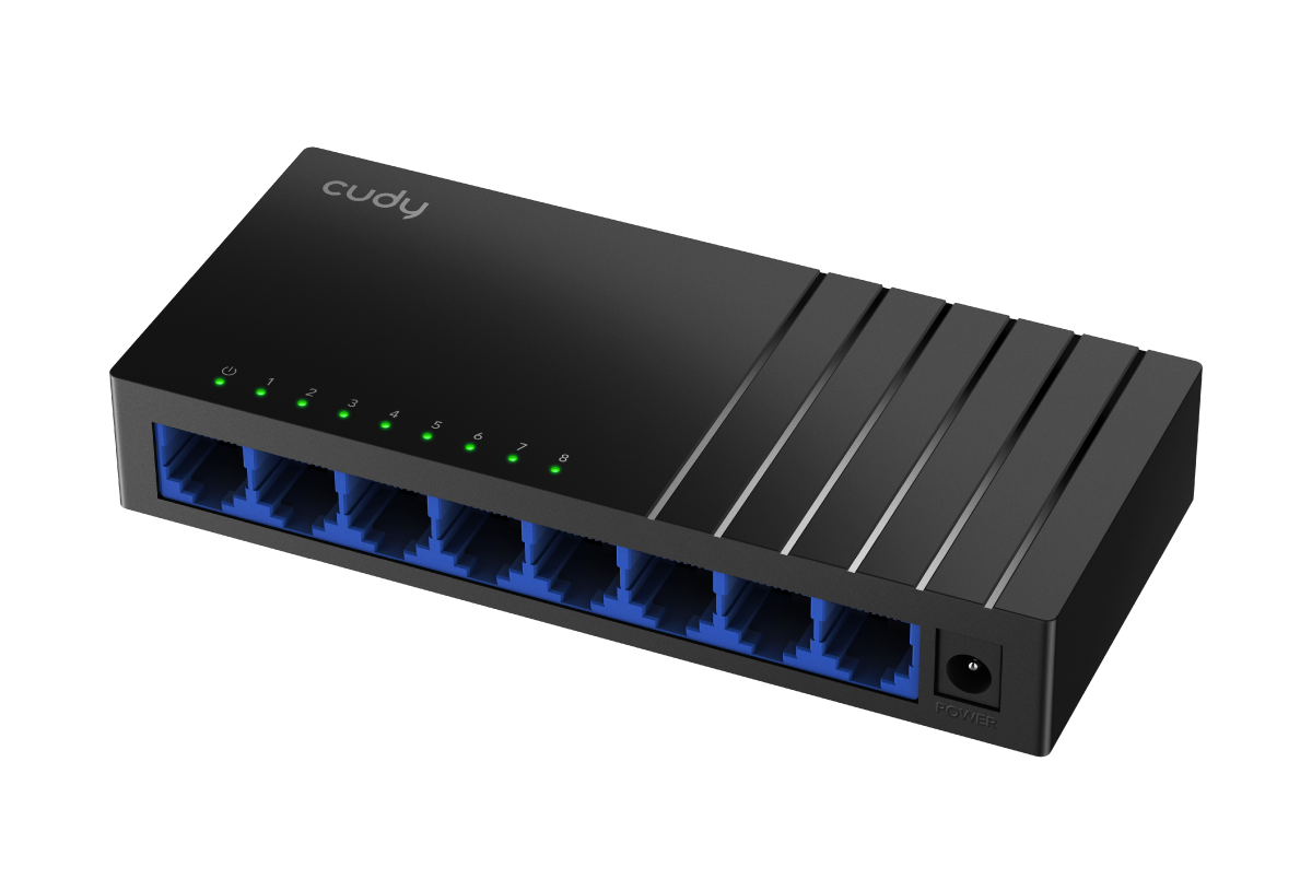 8 պորտով Gigabit աշխատասեղանի կոմուտատոր Cudy GS108D — 4