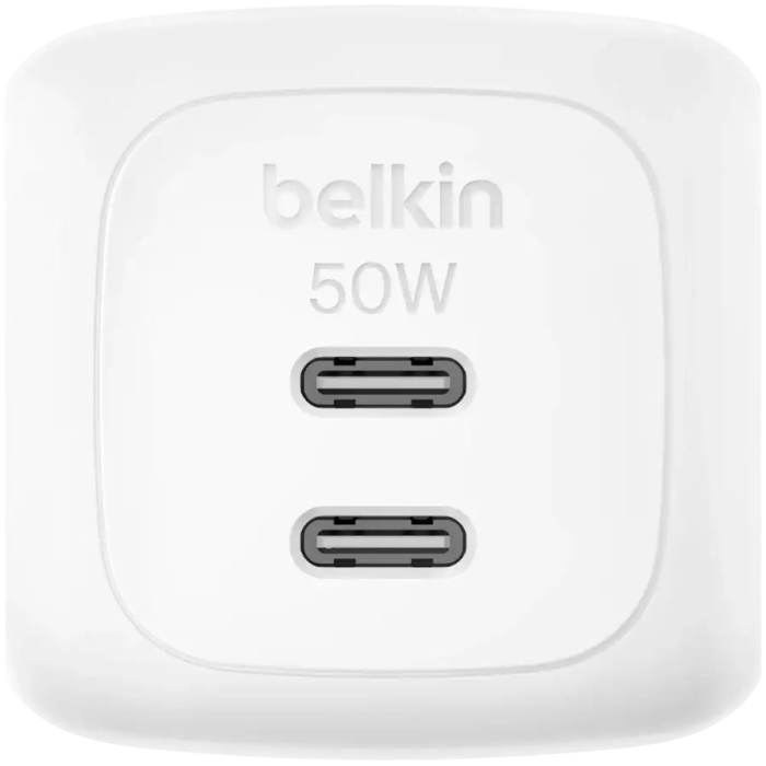 Belkin Dual USB-C PD Wall Charger WCH019KQWH 50W — 4