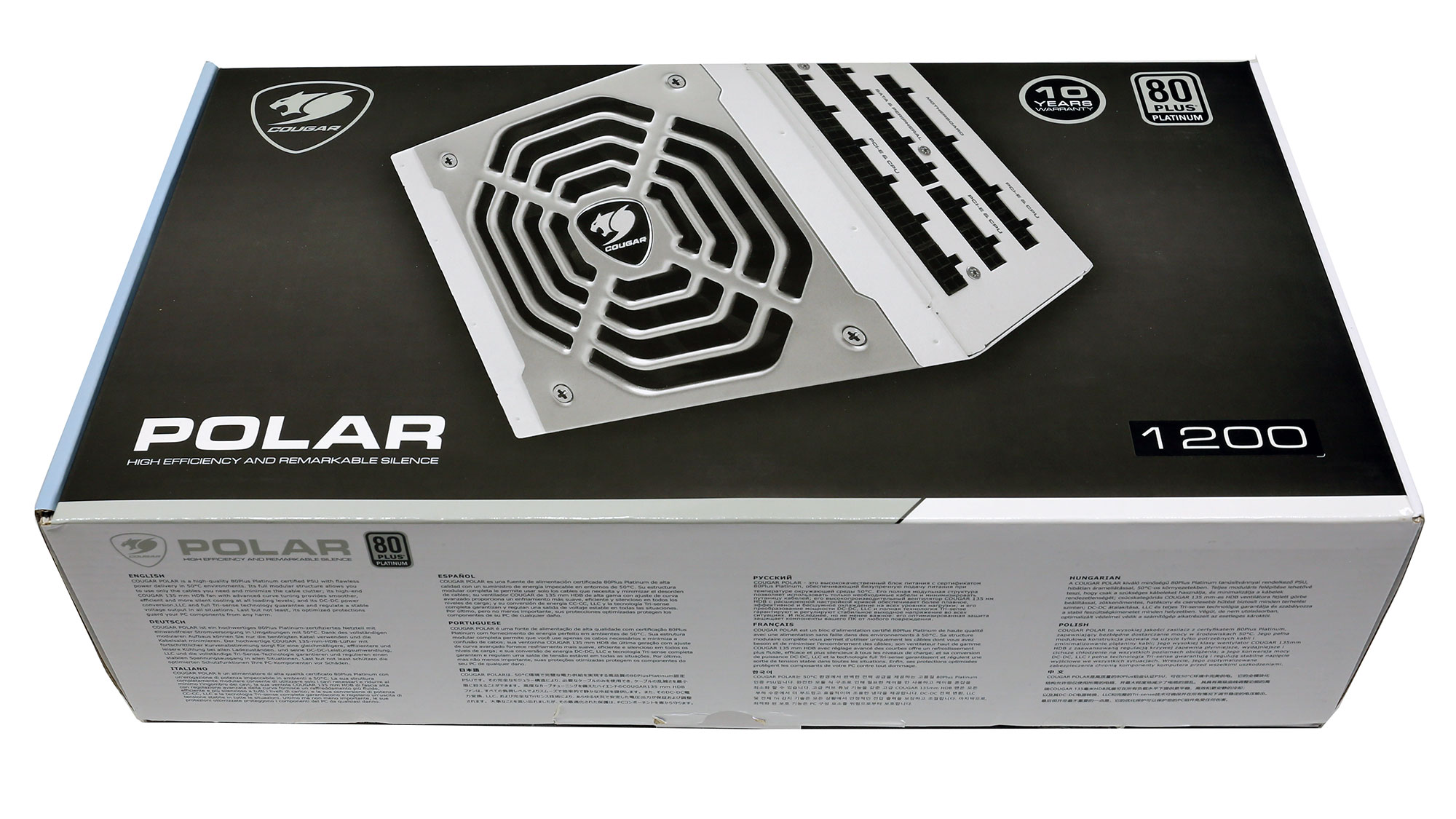 COUGAR POLAR1050 80+ PlatinumFull Modular — 3