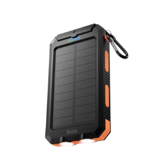 Hoco J164 Platinum Solar Dual lighting 8000mAh Power Bank — 2
