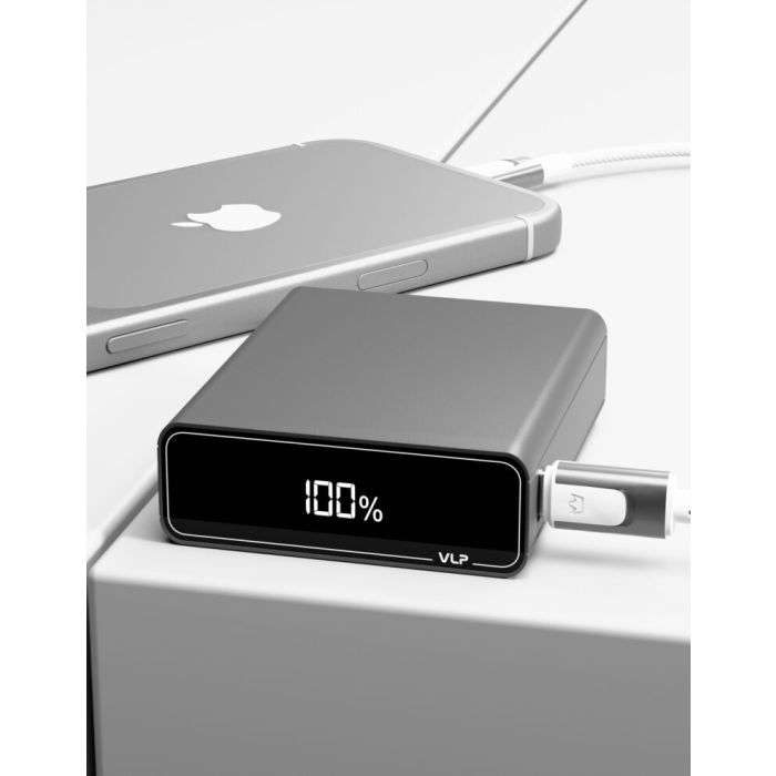 VLP B-Energy 10000 mAh 30W USB-C USB-A Steel 1042005 — 3