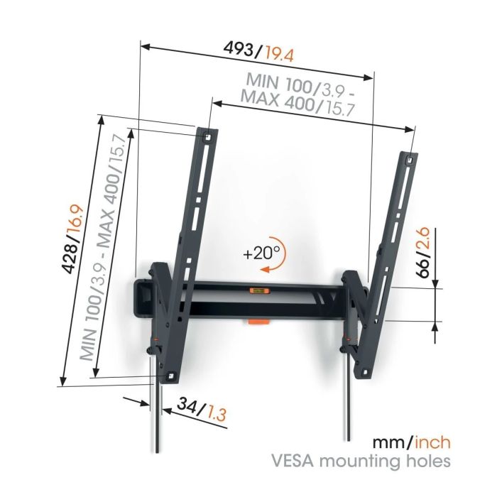 Vogel s TVM 3413 TILT MOUNT MEDIUM — 2