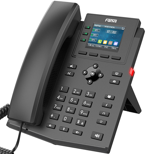 Fanvil X303W IP phone with power supply — 2