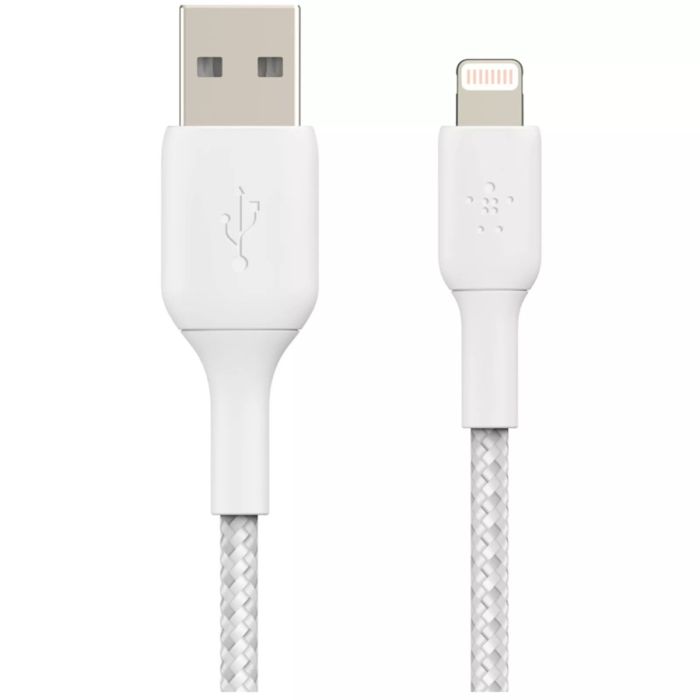 Belkin Lightning Braided Cable WHT CAA002BT2MWH — 5