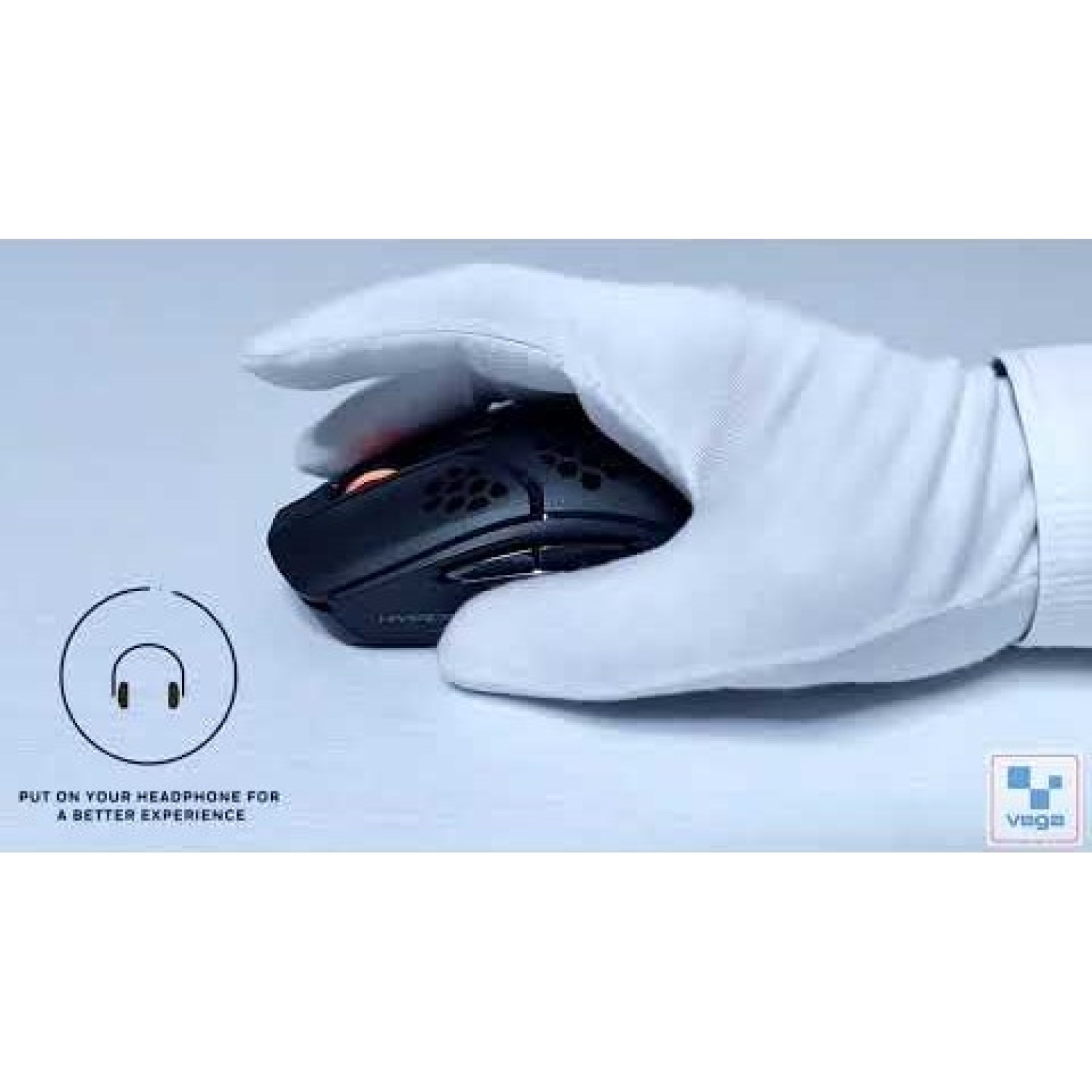 Mouse HYPERX PULSEFIRE HASTE WIRELESS BK HMSH1-B-BK G — 4