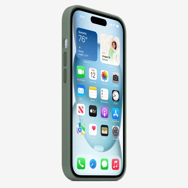 Cover for iPhone 15 Silicone Case With MagSafe — 18