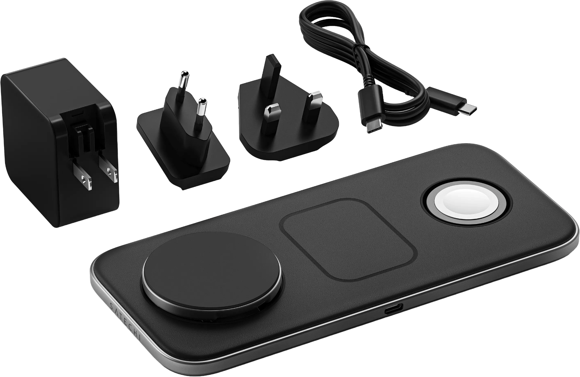 Wireless charging pad SATECHI Qi2 Trio Type A C ST-QTPM-EA — 5
