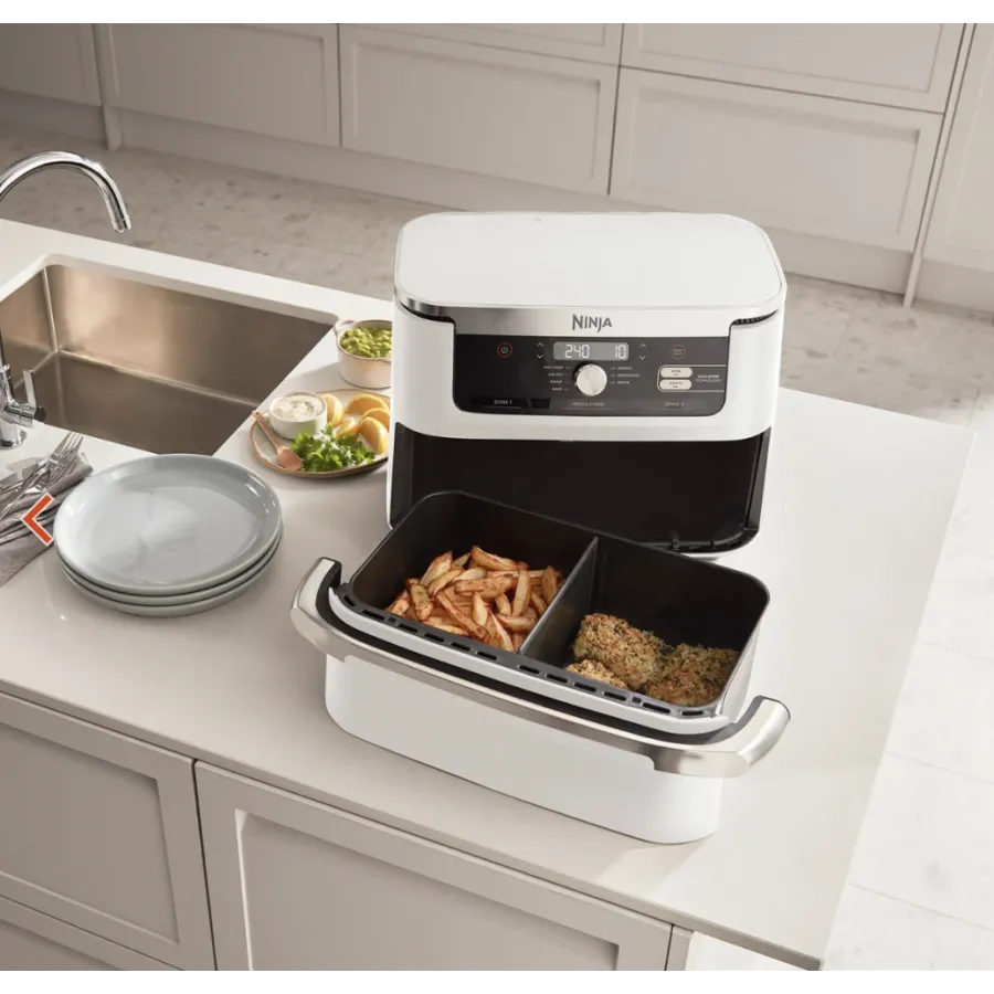 Ninja AF500EUWH Air Fryer Foodi FlexDrawer Food Dual Zone 10 L N — 2