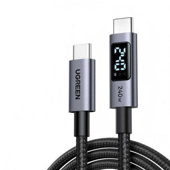 Cable UGREEN Type-C to Type-C PD Fast Charging 65866 240W — 3