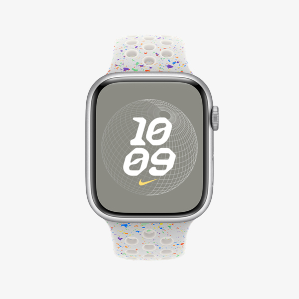 45mm Pure Platinum Nike Sport Band - M L — 3