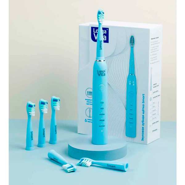 Electric toothbrush Longa Vita B1R Smart Light Bluye 0822 — 3