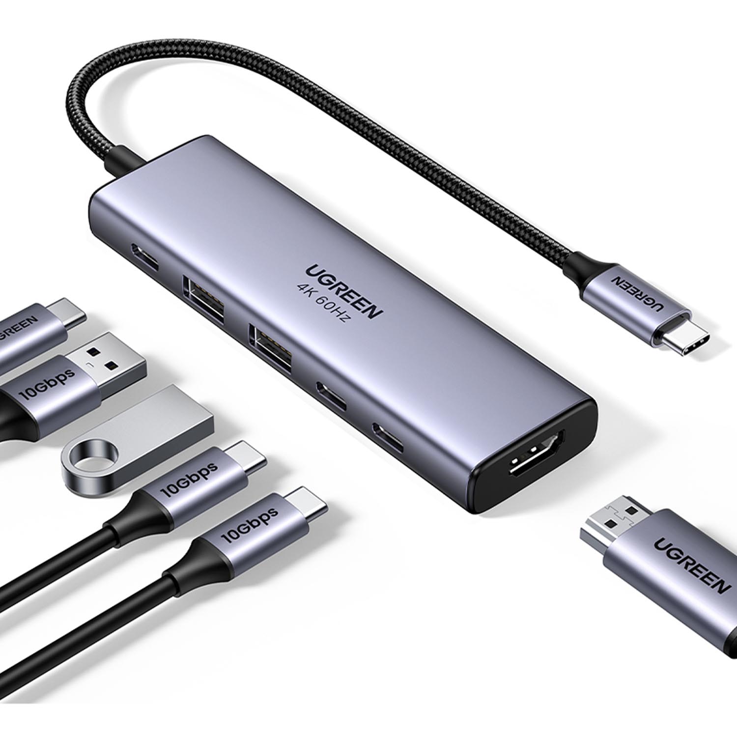 Usb-hub UGREEN 6-in1 USB-C 35999 — 3