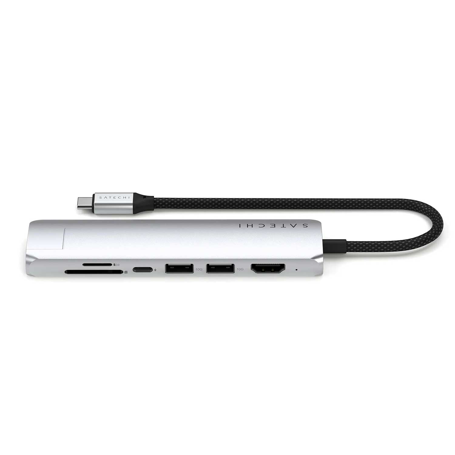 Usb-hub SATECHI 7-in-1 USB-C Slim Multiport Adapter with Ethernet ST-P7SS — 3