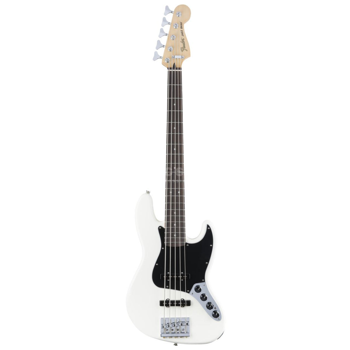 Fender Deluxe Active Jazz Bass Guitar V Olympic — 2