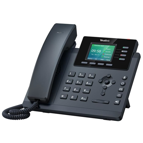 Yealink SIP-T34W IP phone with power supply — 2