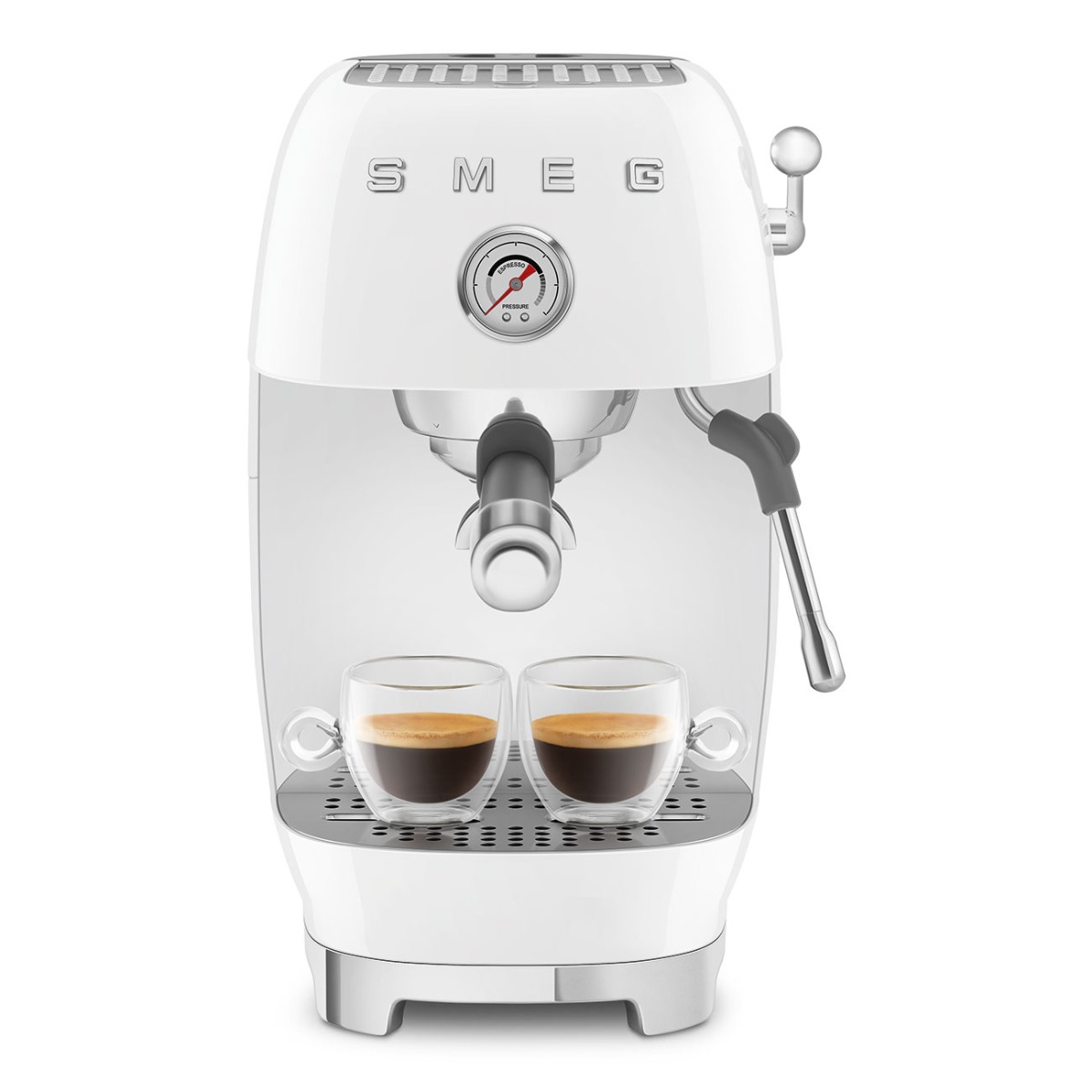 SMEG Manual espresso coffee machine with cold brew ECFO3WHUK — 5