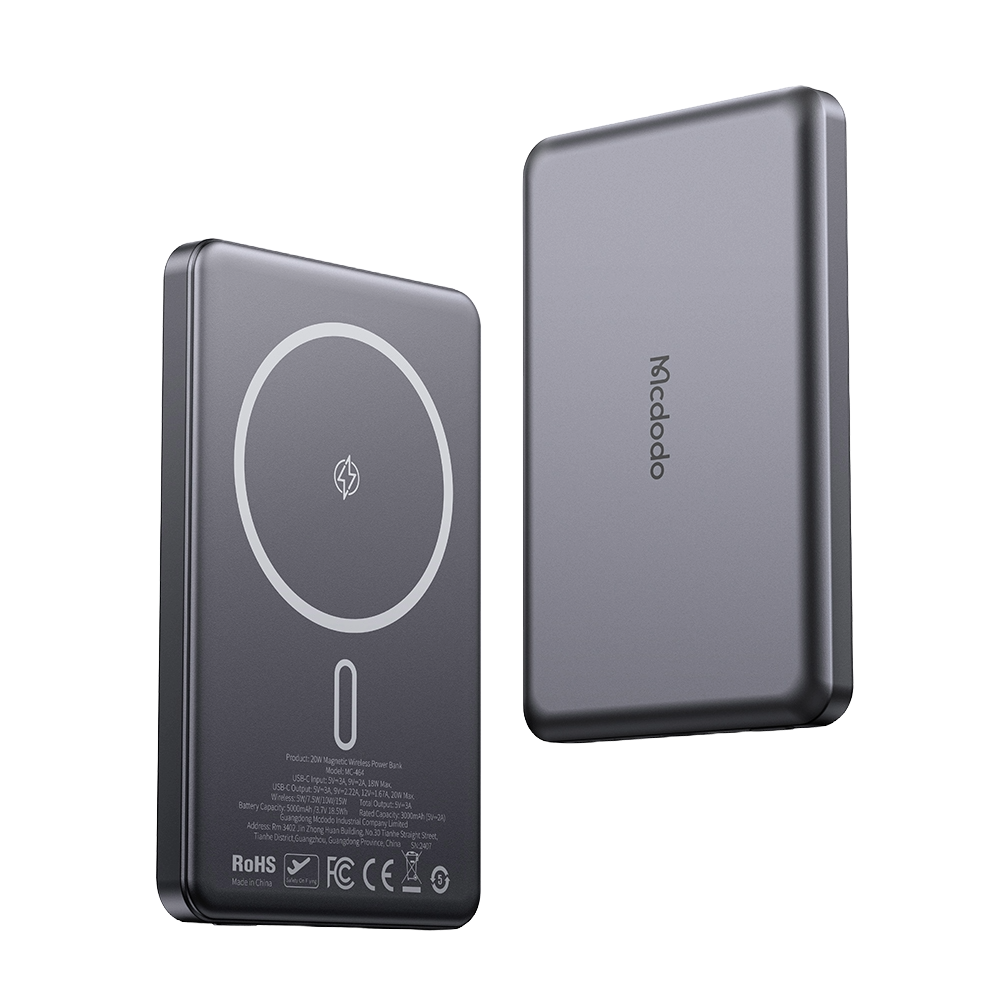 Magnetic power bank McDododo 5000mAh 20W 1C MC-4641 — 2