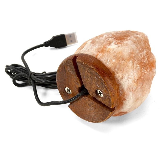 Barry Salt lamp Rock with USB — 5